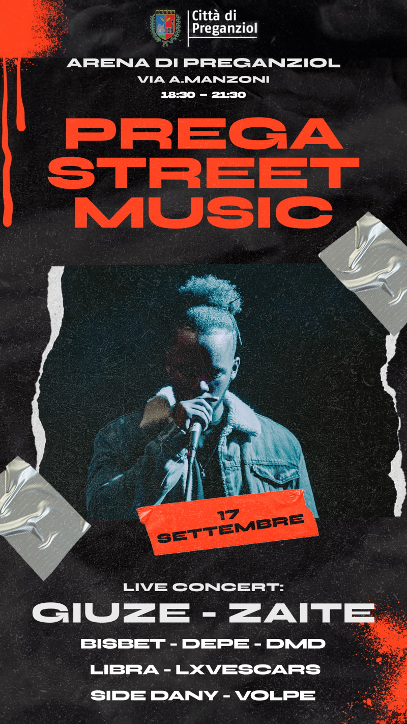 Prega Street Music LIVE CONCERT Domenica 17 settembre 2023