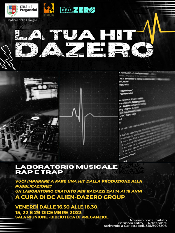 La Tua Hit DaZero – Laboratorio musicale Rap e Trap