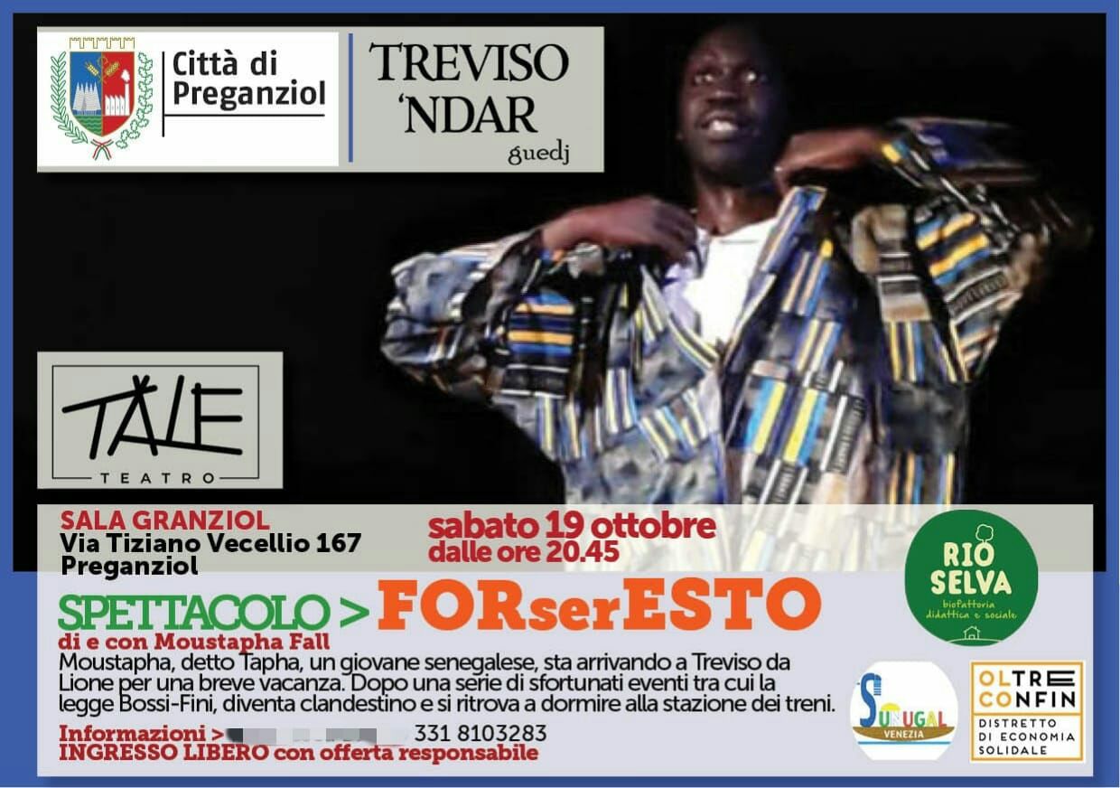 FORserESTO spettacolo teatrale Sabato 19 ottobre ore 20.45