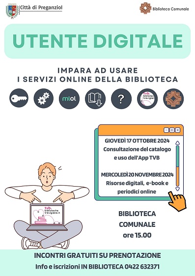 BIBLIOTECA: utente digitale incontri