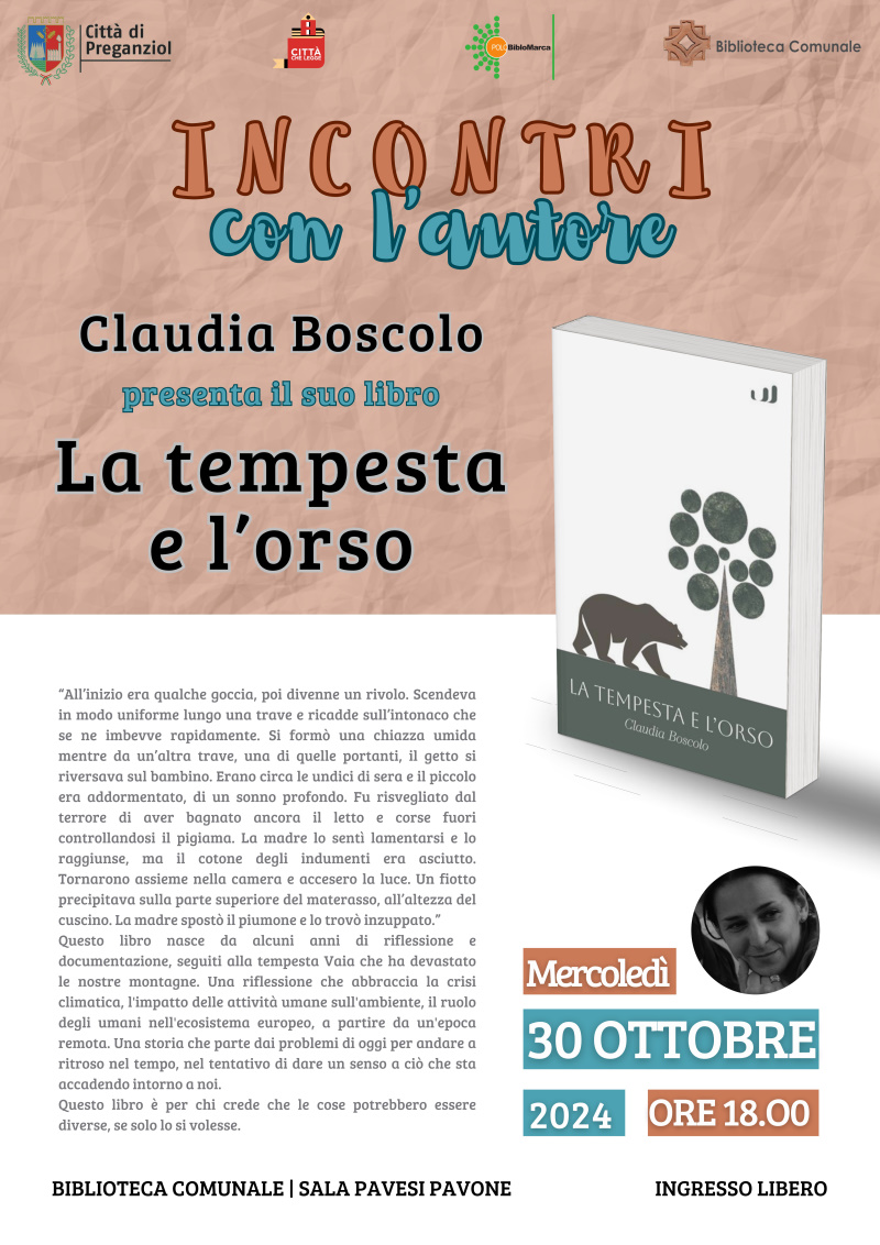 Claudia Boscolo – La tempesta e l’orso